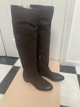 NIB 100% AUTH Prada Calzature Donna Capra Antic Boots In Brown Sz 35.5  - $790.02