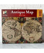 Antique Map 1000 Piece Puzzle by Go! Games 19-1/2&quot; x 30-5/8&quot; - Complete - $209.42 MXN