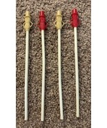 4 Vintage Mr. Peanut Straw Stirrers Plastic - $30.96