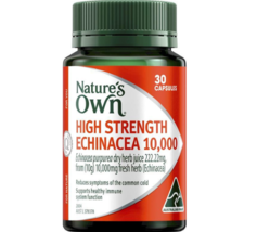 Nature&#39;s Own Echinacea High Strength 10,000mg for Immune Support 30 Capsules - £64.13 GBP
