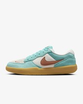 Nike men&#39;s sb force 58 skate shoes in Green Frog/Dark Russet-Phantom - £50.83 GBP