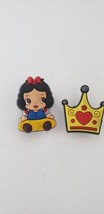 Snow White &amp; Princess Crown with Heart Crocs Shoe Charms - £3.89 GBP