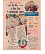 1945 Gold Medal Flour Betty Crocker Says Spice Cake Print ad Fc3 - £10.53 GBP