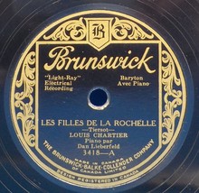 Louis Chartier (French) 78 Les Filles De La Rochelle / Tout Le Long 2D - £7.86 GBP