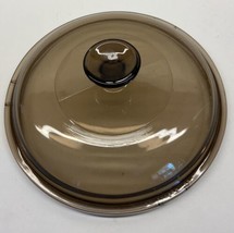 Pyrex Corning Ware Visions V2.5C Amber Replacement Glass Lid Only  8in - £17.30 GBP