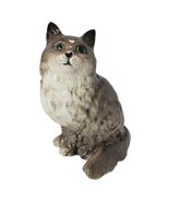 Vintage Beswick England 8&quot; Brown &amp; Beige Ceramic Persian Cat Figurine St... - $38.67