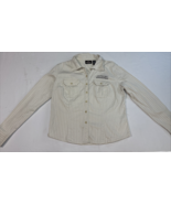Vintage Harley Davidson Button Up Long Sleeve Embroidered Shirt Ladies L... - $461.46 MXN