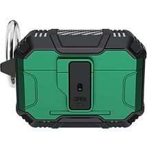 Generic For Airpods 4th Gen (Color: DARK GREEN) Shockproof Hard back Har... - $44.93