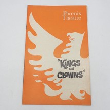 Vintage Theater Programm Könige Und Clowns Phoenix Theater April 1978 - $30.67