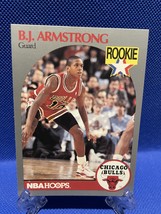 B.J. Armstrong 1990 Rookie NBA Hoops Card 60 - £71.18 GBP