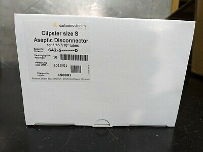 Sartorius Stedim 642-S-D Clipster Size S Aseptic Disconnector 642SD / Bo... - $67.50