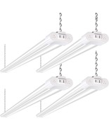 4 Pack 4FT LED Shop Light, Linkable Utility Shop Lights, 42W, 5000K Dayl... - £46.85 GBP