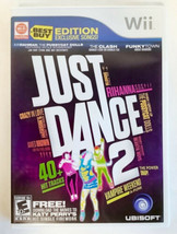 Just Dance 2 Nintendo Wii 2010 Video Game Best Buy Edition music rhythm party - £19.74 GBP