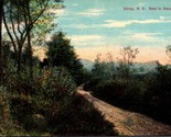 Road to Uncanoonuc Mountain Shirley New Hampshire NH UNP DB Postcard L4 - £7.82 GBP