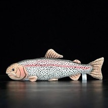 Trout Plush Toys - Rainbow Fish Stuffed Toy, Sea Animals Plush Dolls Rainbow Tro - £26.69 GBP
