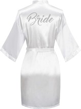 Bride Short Getting Ready Wedding Dressing Gown - $24.00