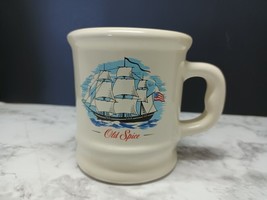 Vintage Old Spice Shaving Mug Scuttle Cup &quot;The Grand Turk&quot; Ship Stars &amp; ... - $12.19