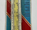 RARE Vintage Borden Sterling Pocket Metric Converter NIB Made USA Brand New - £17.11 GBP