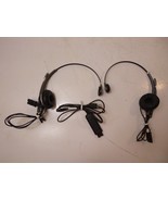 Lot of 2 Plantronics EncorePro HW710 Headband Headset - $26.29 CAD