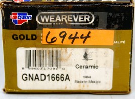 GNAD1666A Front Brake Pads Wearever Gold Fit 13-14 Ford Mustang/Shelby 6944 - $16.82