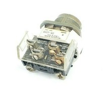 Allen Bradley 800T-H2 Selector Switch Ser. N 800TH2 W/ Contact Block - £16.48 GBP