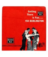 1963 Burlington Route Ticket Jacket with Autumn Tour Tickets &amp; Passenger... - £21.66 GBP