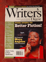 Writers Digest Magazine April 2000 Maya Angelou San Francisco - £11.46 GBP