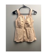 American Breast Care Post Surgical Front Zip Camisole, Tan Sz M - $357.10 MXN
