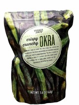 Trader Joe&#39;s Crispy Crunchy Okra 1.4 oz FREE SHIPPING yum snacks 01/2024 - $10.39
