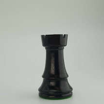 Chess Staunton Tournament Rook Black Felt Replacement Game Piece - £3.49 GBP
