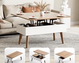 3 In 1 Lift Top Coffee Table, Ten Minutes Install Multifunction Coffee T... - $518.99
