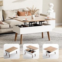 3 In 1 Lift Top Coffee Table, Ten Minutes Install Multifunction Coffee Table, Co - £405.36 GBP