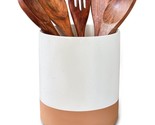 Mora Ceramic Kitchen Utensil Holder - Wooden Spoon &amp; Spatula Crock For C... - $45.99