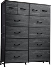 Wlive Tall Dresser For Bedroom With 12 Drawers, Dressers And Chests Of D... - £90.14 GBP