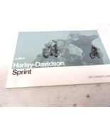 1972 HARLEY DAVIDSON SPRINT OWNERS MANUAL 99475-72 - $48.51