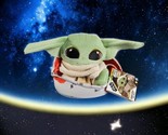 &quot;THE CHILD&quot;  2021 &quot;STAR WARS&quot;, PLUSH BABY YODA IN HOVER PRAM,  IN HAND! - £9.75 GBP