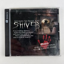 Halloween Sounds To Make You Shiver CD with Bonus 3 Movie DVD - £7.77 GBP