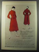 1953 B. Altman Young Colony Dress by Dudley Casuals Advertisement - £14.78 GBP