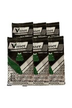 6 Pieces Visser Powder Fabric Paint Black 12gr Denim Pants Shirt T-shirt... - $10.57