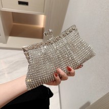 Ndbags women wedding banquet party bridal clutches with metal chain shoulder bag ladies thumb200