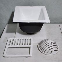 Zurn FD2375-PO3 12”x12” Cast Iron Floor Sink w/3” Push-On Conn w/6” Sump... - $99.95