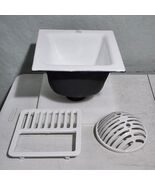 Zurn FD2375-PO3 12”x12” Cast Iron Floor Sink w/3” Push-On Conn w/6” Sump... - $140.80 CAD