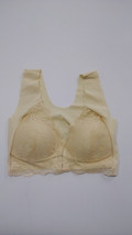 Fashion Comfortable Healthy Women&#39;s Sexy Push Up Lace Bra (Beige, Size 3XL) - £11.75 GBP