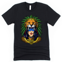 Aztec Warrior Jaguar Mask Ancient Mayan Unisex T-Shirt - £22.38 GBP