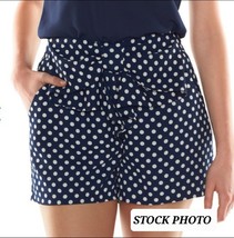 LC Conrad x Disney Retro Navy Blue Polka Dot Minnie Shorts - Women&#39;s Small NWT - £20.88 GBP