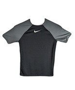 Nike Dri-Fit Athletic Shirt Boys Medium Black with Gray - $19.03