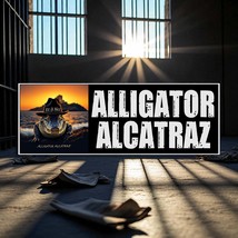 Alligator Alcatraz Border Patrol Front Bumper Sticker or Magnet - Variou... - €3,36 EUR+