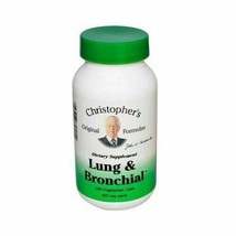 Dr. Christopher&#39;s Unisex Lung &amp; Bronchial Formula Vegetarian Capsules 100 count - £16.17 GBP