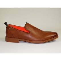 Men Tayno Dressy Casual Soft Leather Comfortable Slip on Loafer #ALPHA L Cognac image 7