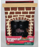 Gemmy Fireplace Santa Stuck in Chimney w. Box Working 2001 - £11.59 GBP